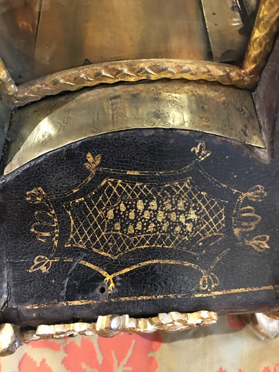 Louis XV Period Wall Clock And Console, 18th Century-photo-6