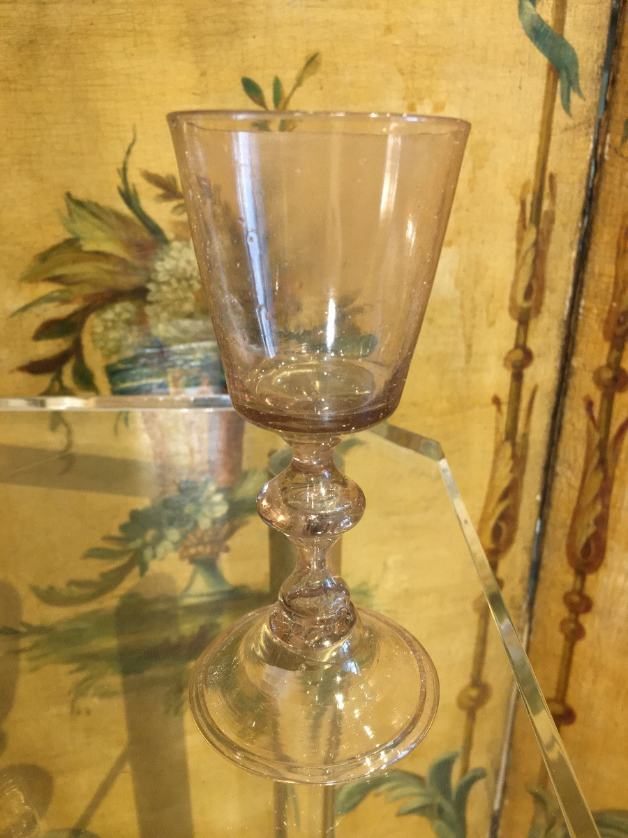 18th-century Burgundy Glass