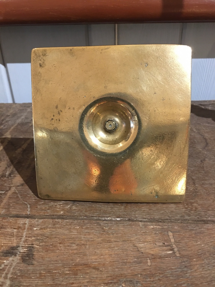 Bougeoir bronze Espagne XVIIEME -photo-3