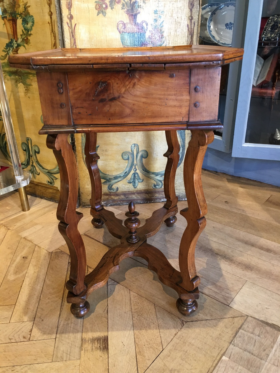 Louis XIV Cabaret Tray Table, XVIIth Century-photo-3