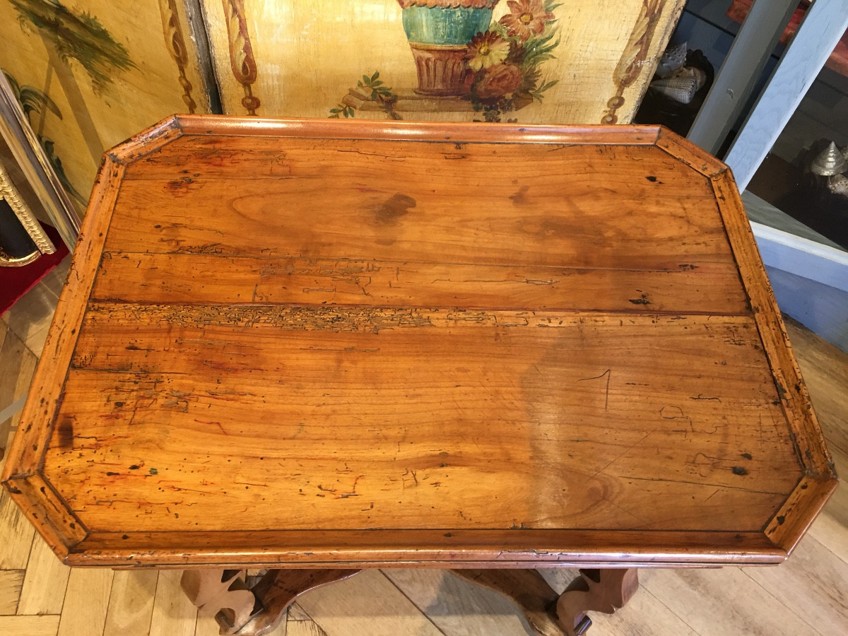 Louis XIV Cabaret Tray Table, XVIIth Century-photo-2