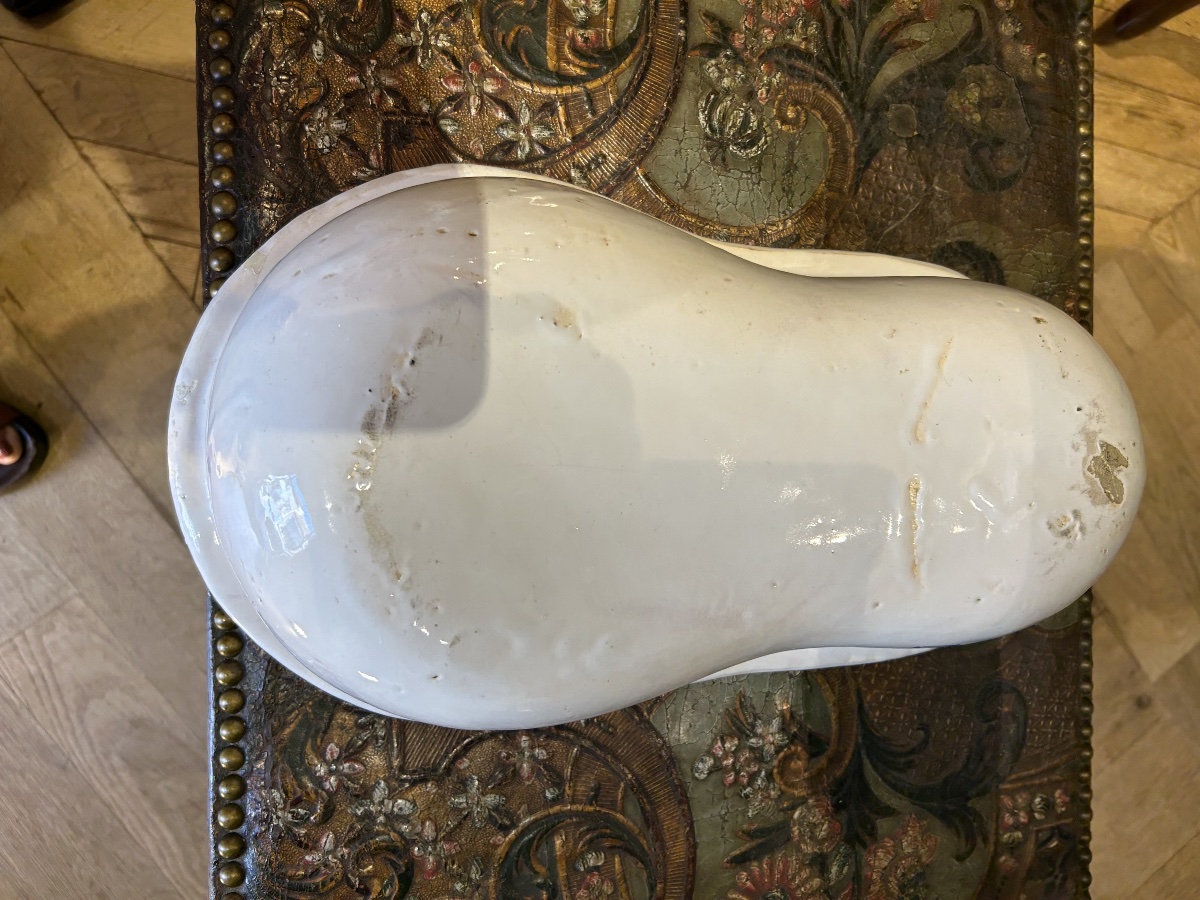 18th-century Nevers Earthenware Bidet-photo-4
