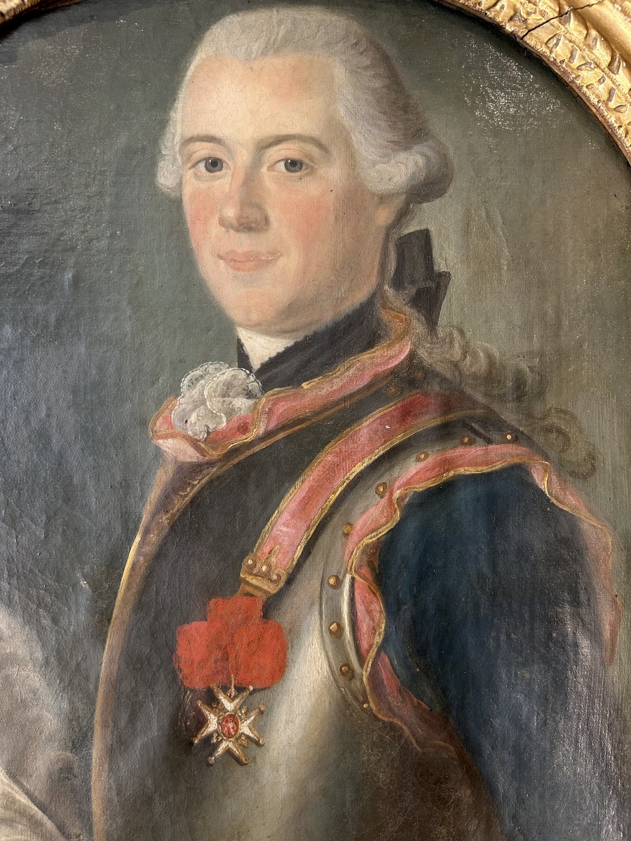 Portrait d’homme époque XVIIIEME -photo-2