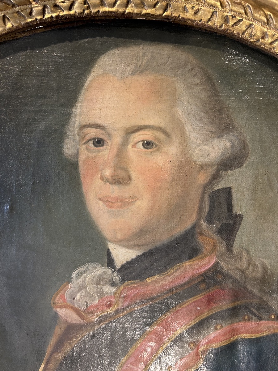 Portrait d’homme époque XVIIIEME -photo-1