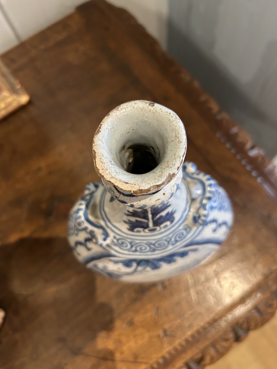 18th-century Nevers Earthenware Flask-photo-4