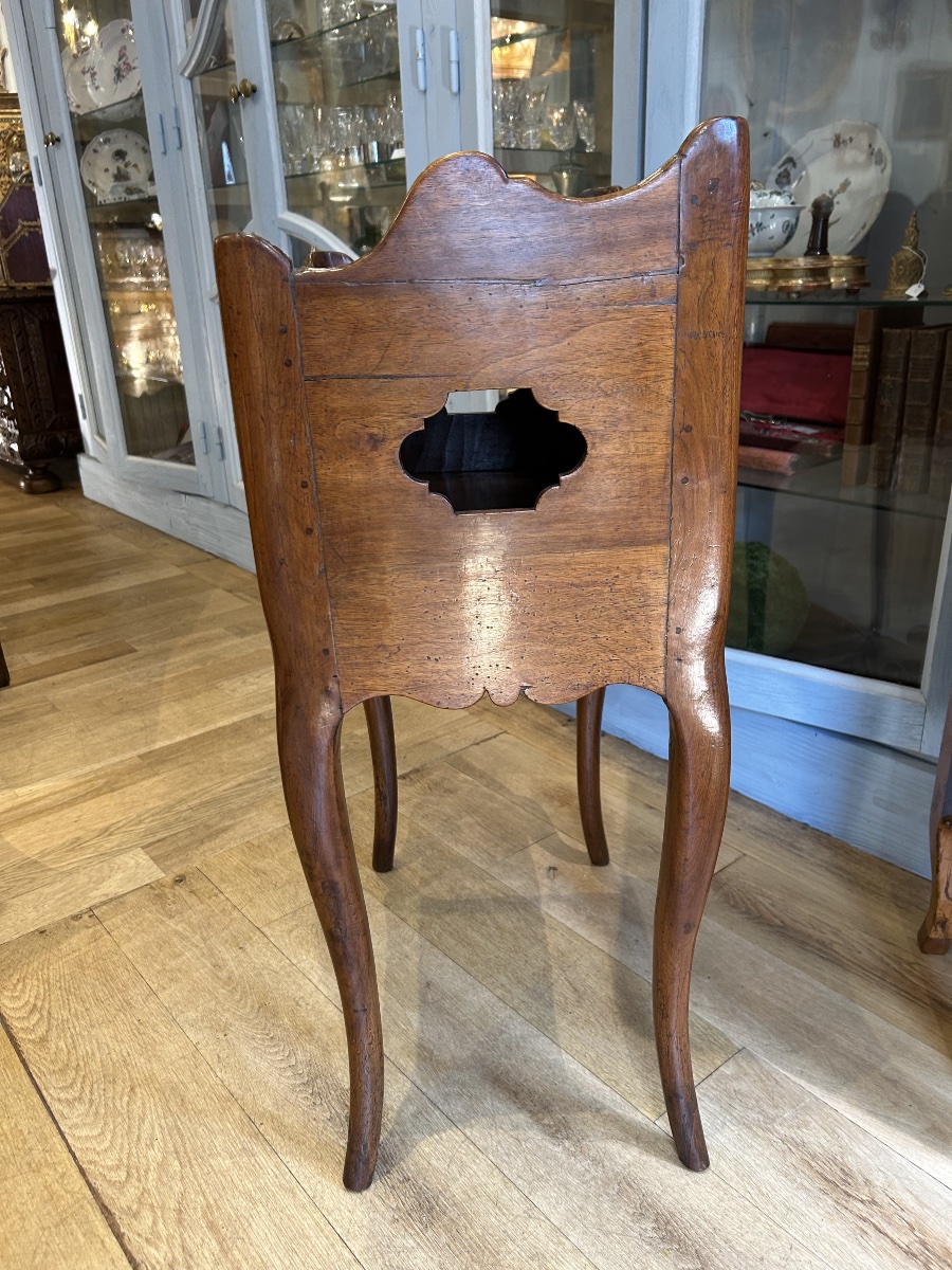 18th-century L.xv Walnut Snack Table-photo-2