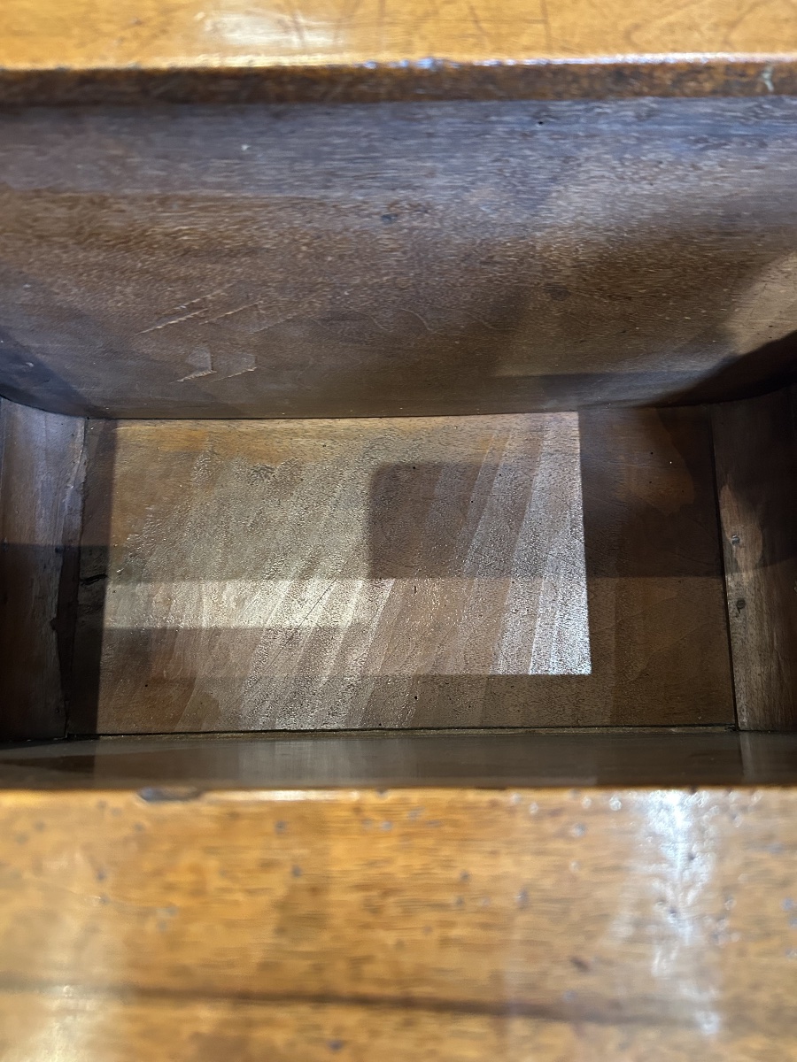 18th-century L.xv Walnut Snack Table-photo-3