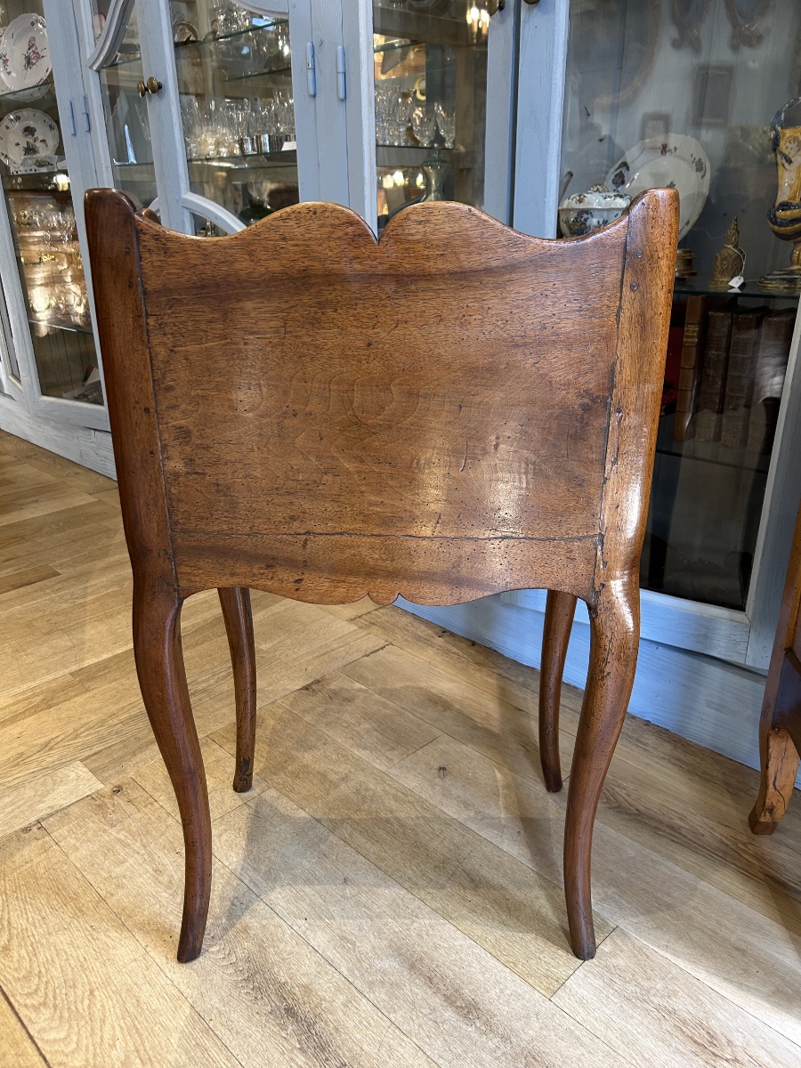 18th-century L.xv Walnut Snack Table-photo-2