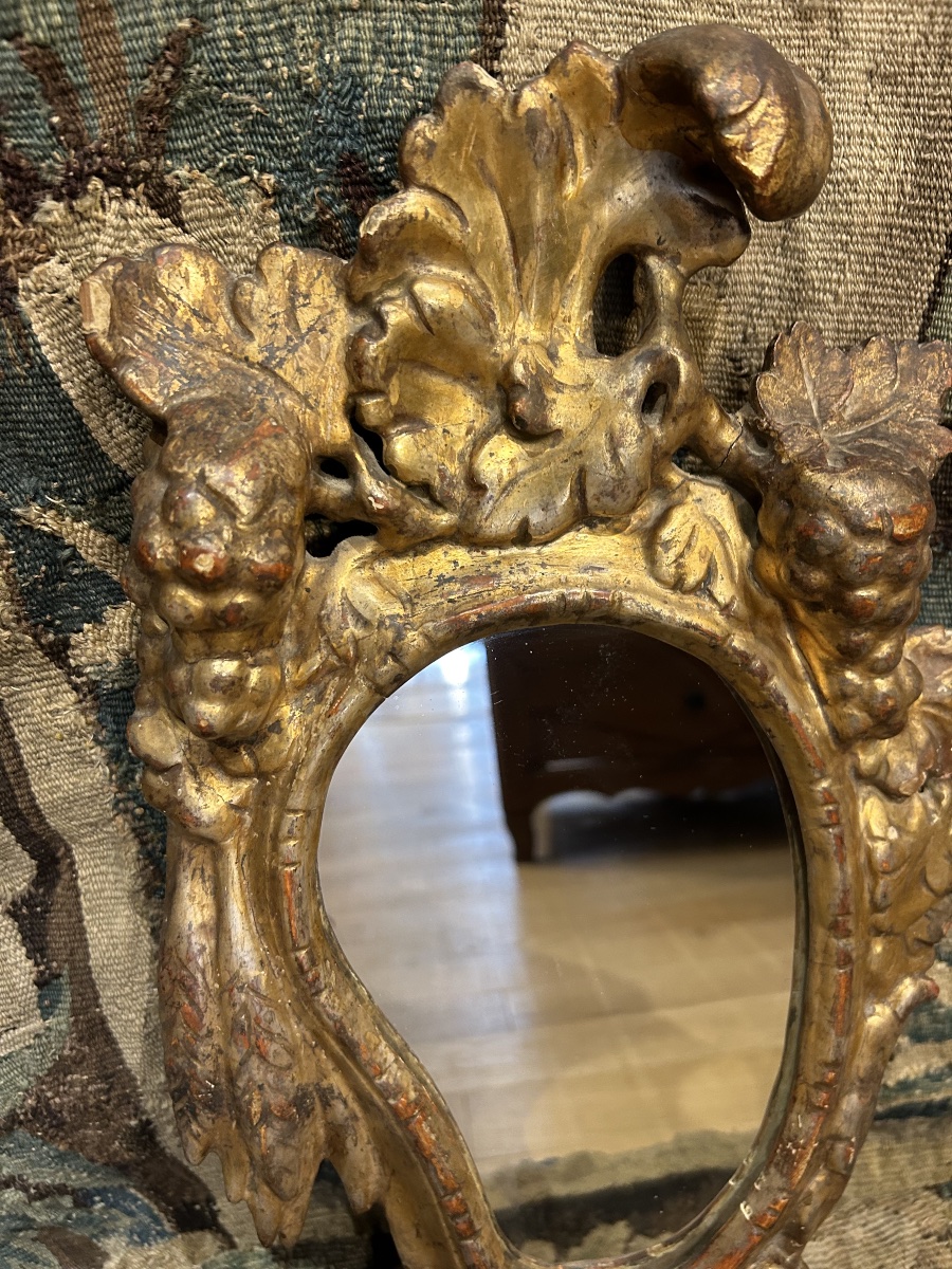 Pair Of Small 18th-century Italian Mirrors -photo-1