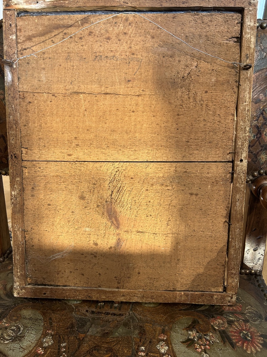 18th-century Gilded Wooden Mirror In The Berain Style-photo-4