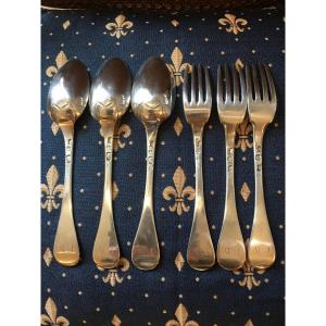 18 Eme Sterling Silver Cutlery