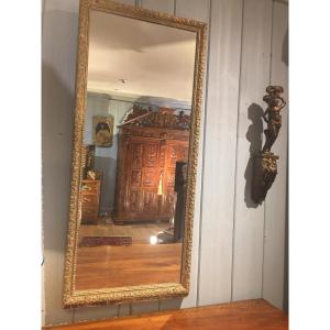 Louis XVI Gilded Wood Mirror, 18th Century