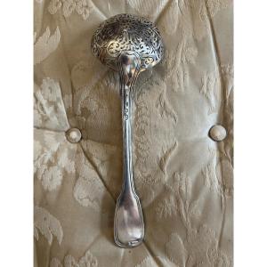 Late 18th-century Fine Solid Silver Sprinkling Spoon