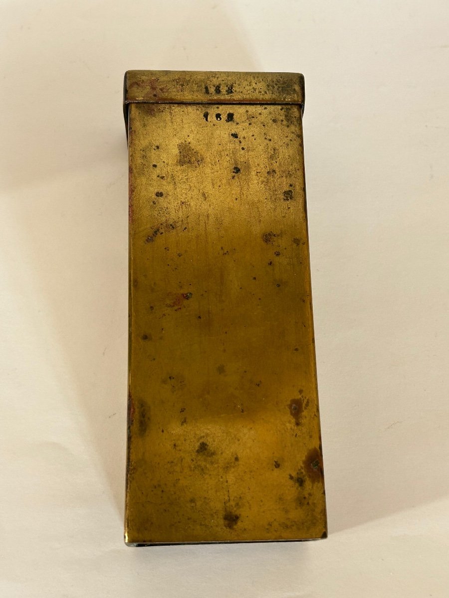 Rare Petite Balance Romaine à Blé , 19e Siècle .-photo-3