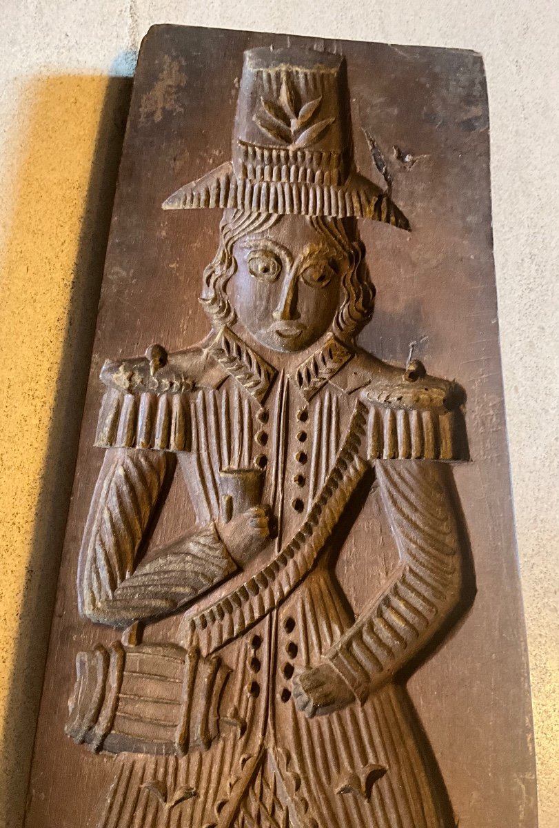 Ancien Moule à Spéculoos Ou Pain D’épices D’origine Pays-bas Ou Les Flandres Belges . XIXe -photo-2