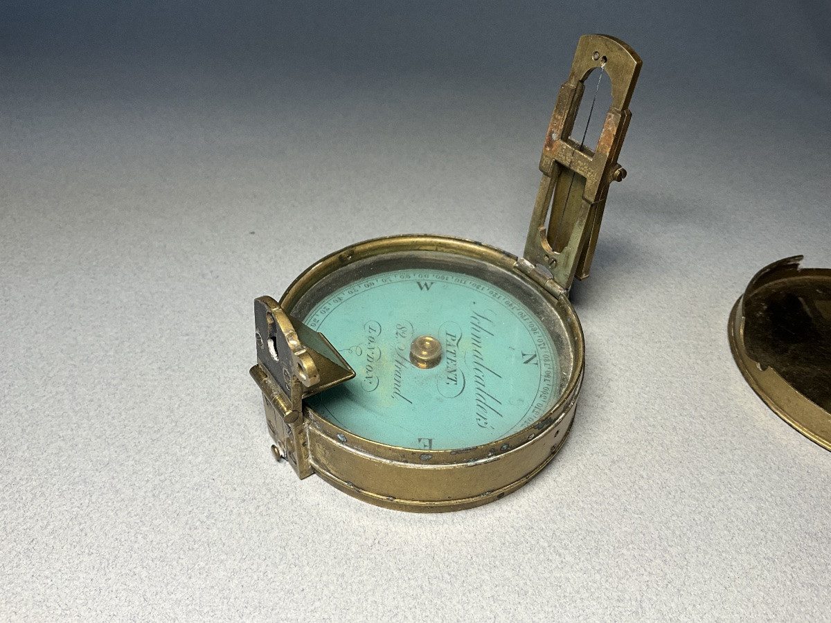 Prismatic Compass Schmalcalder London 1810 - 1826 -photo-4