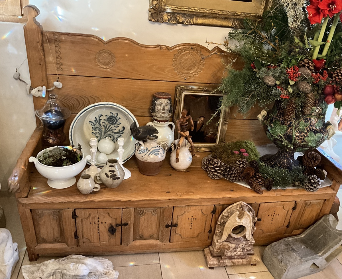 Antique Spanish Pine Bench, Late 18th/early 19th Century. Beautiful Patina. 
