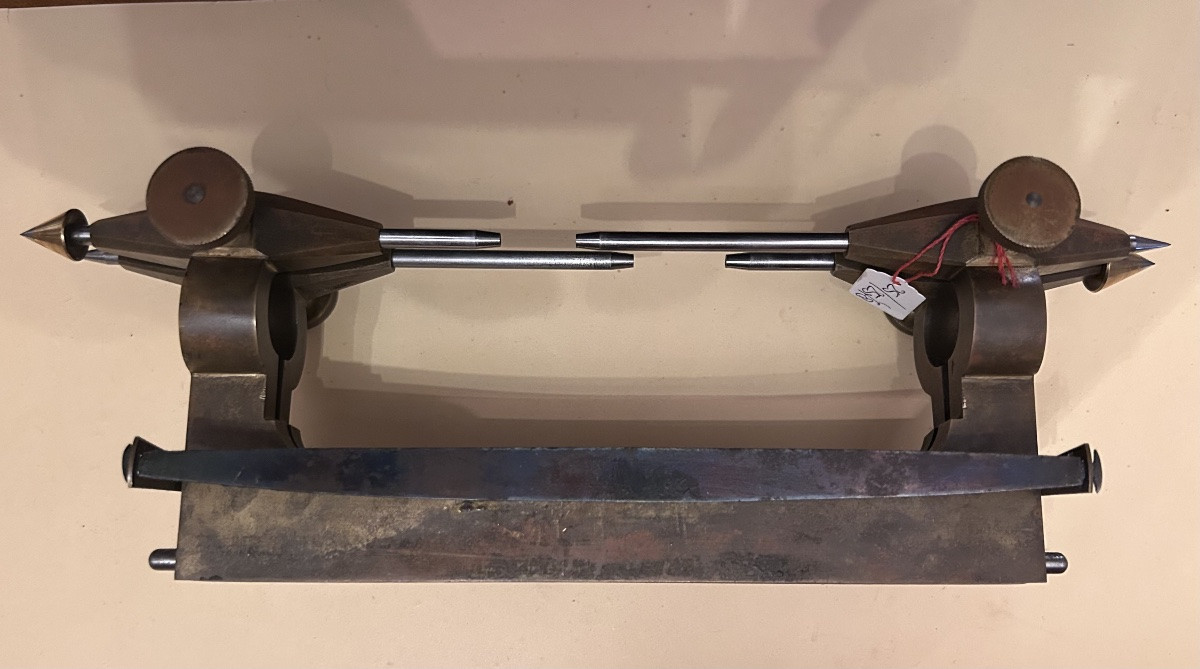 Large Gear Compass. Antique Watchmaker's Tool.-photo-1