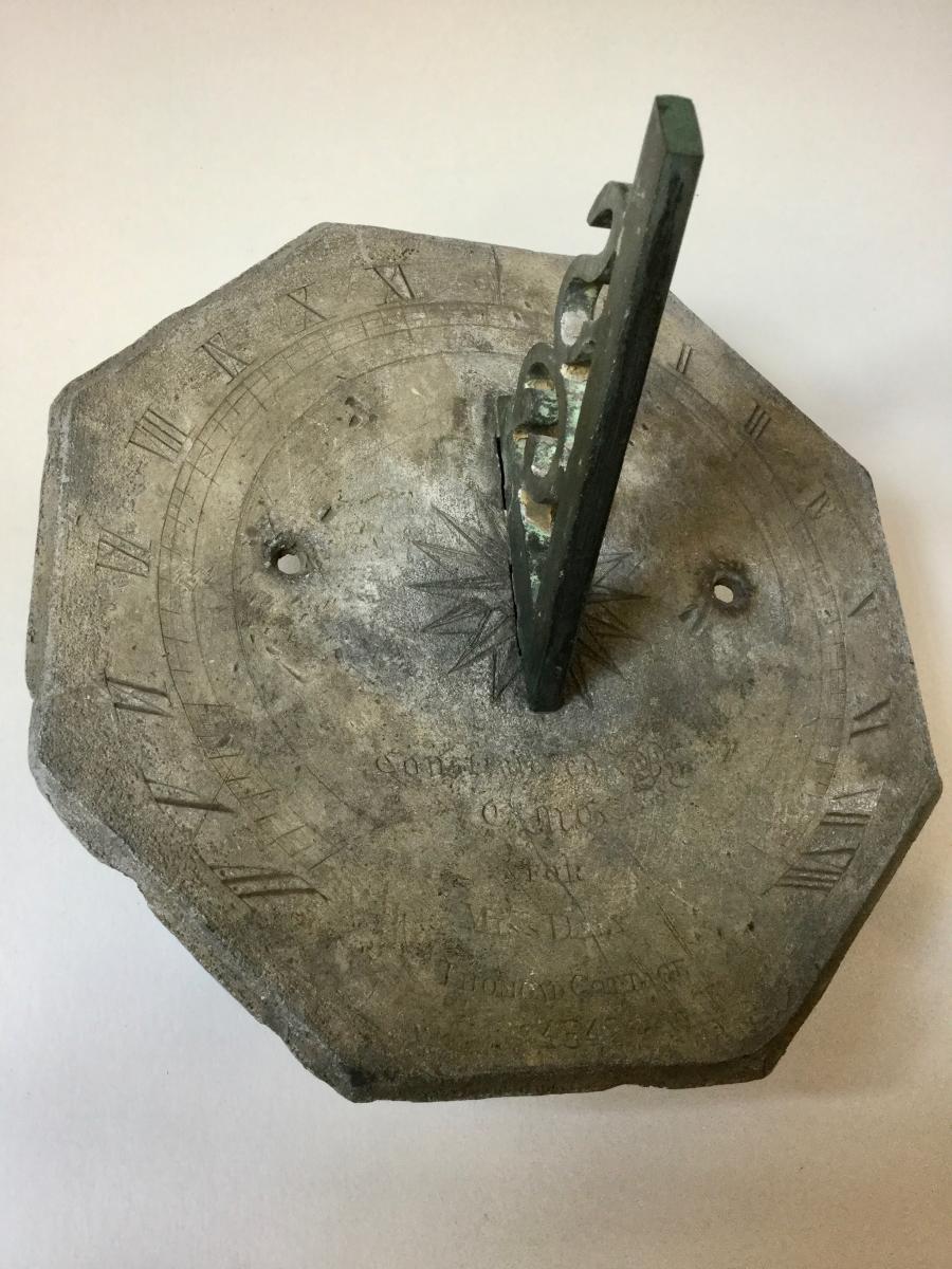 Irish Sundial Dated 1842 Lead And Bronze