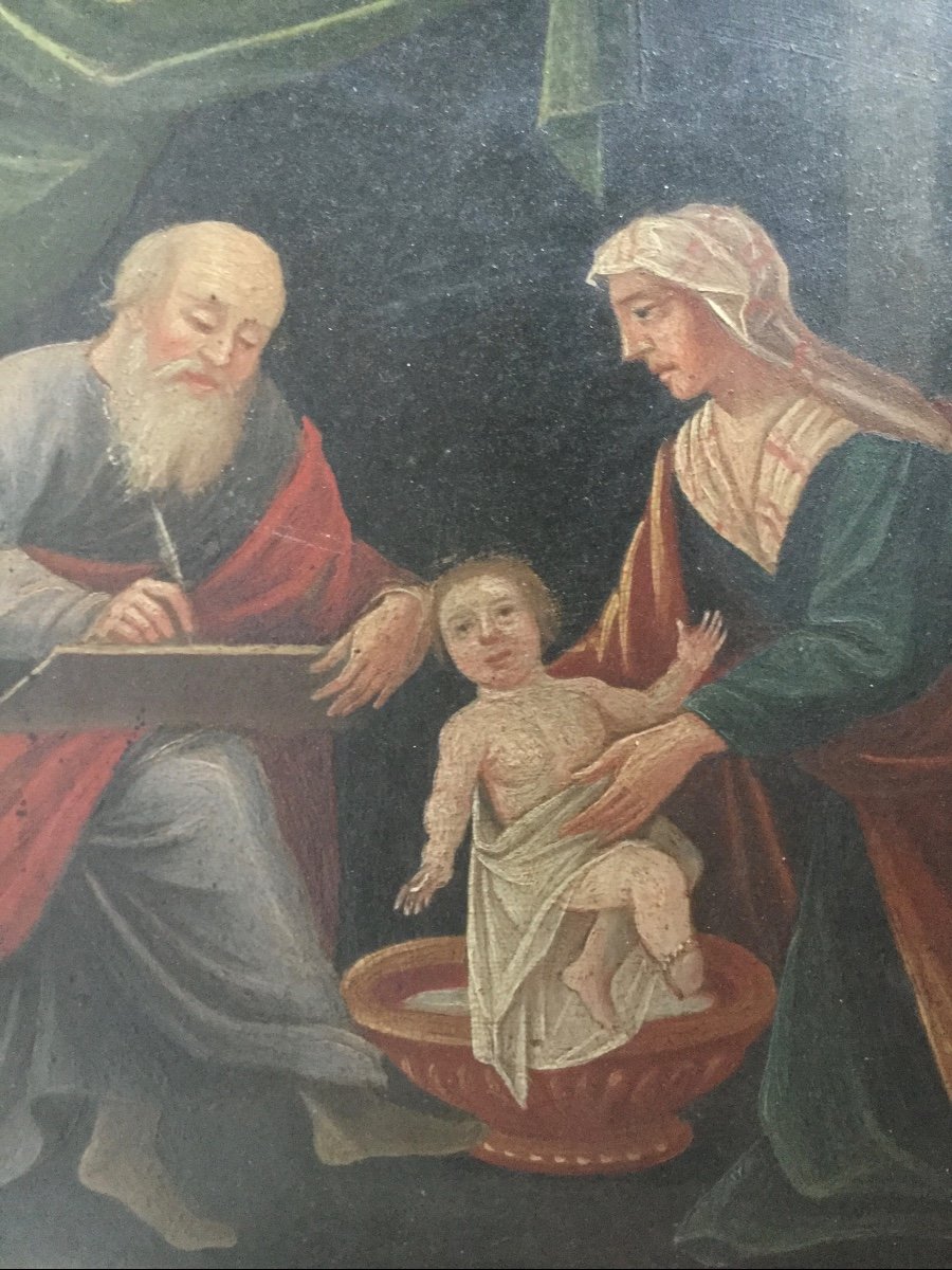 2 Oil Paintings On Copper. Italy 18th Century.-photo-2