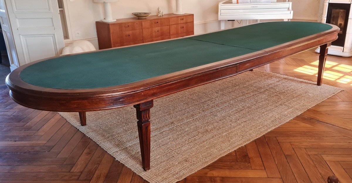 Immense Table à Jeux, Table De Salle à Manger Louis XVI-photo-4