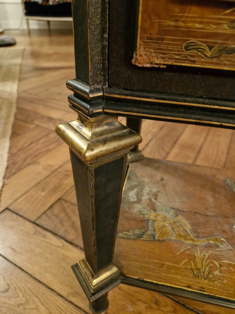Napoleon III Lacquer Side Table -photo-5