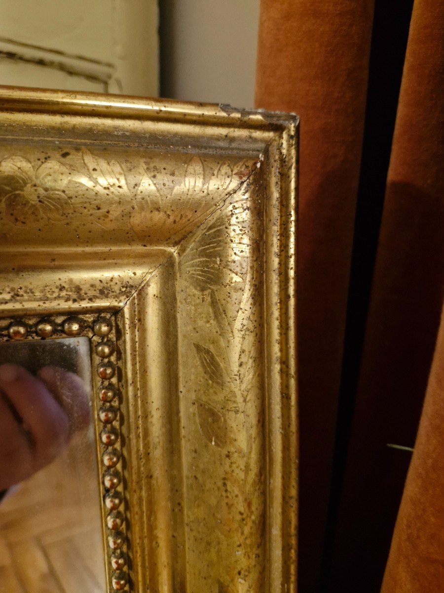 Miroir Napoléon III, Dorure d'Origine -photo-1
