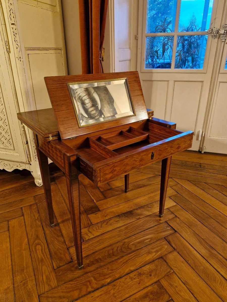 Table à Système époque Napoléon III Style Louis XVI 