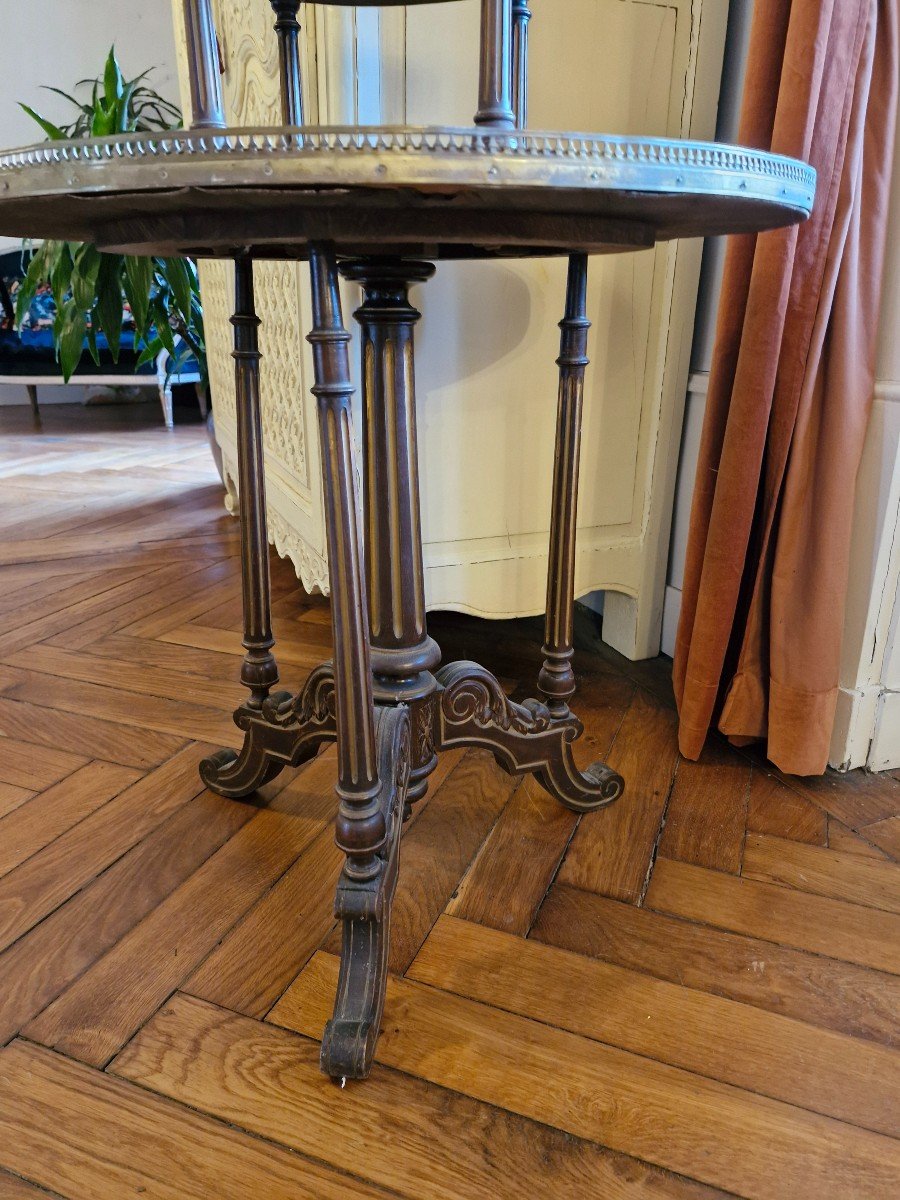 Serviteur Muet En Palissandre époque Napoléon III -photo-5