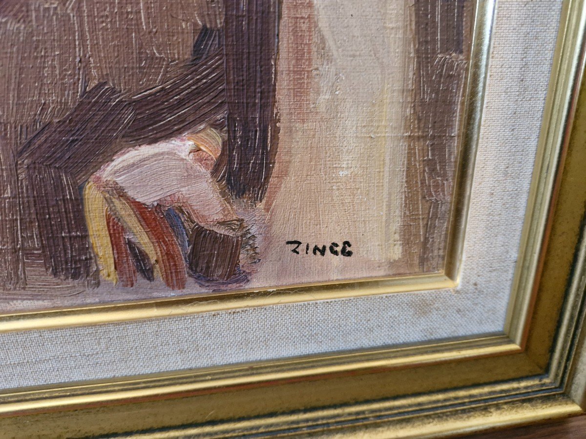 Jules Emiles Zingg, Huile Sur Toile Quai De Paris-photo-2