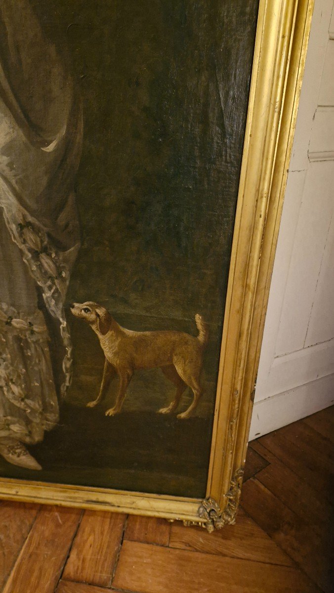 Portrait Of Mrs. Stuart, Wife Of Colqhoum, 18th Century -photo-1