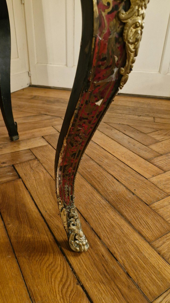 Napoleon III Boulle Marquetry Center Table -photo-6