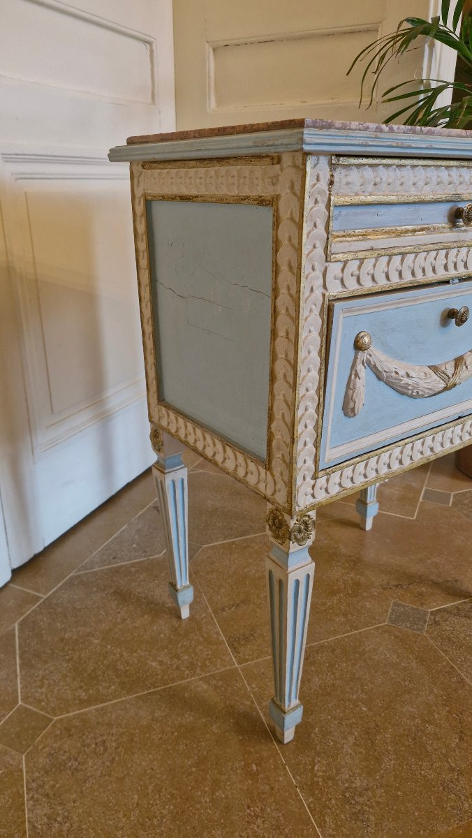 Louis XVI Style Bedside Table -photo-4