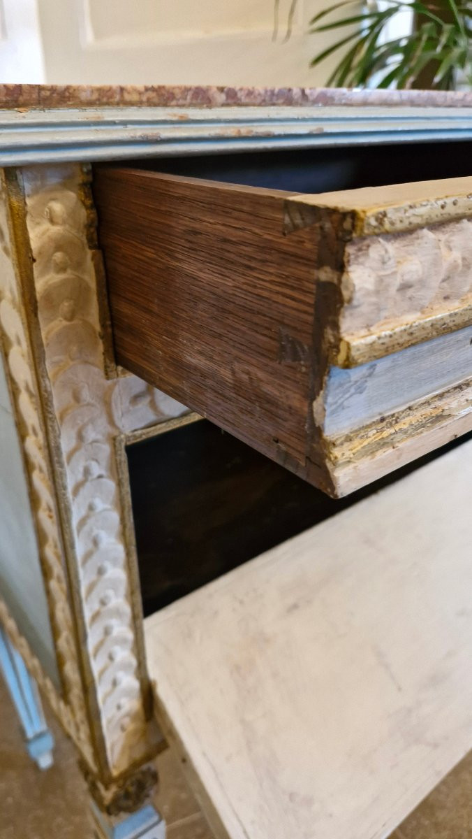 Louis XVI Style Bedside Table -photo-2