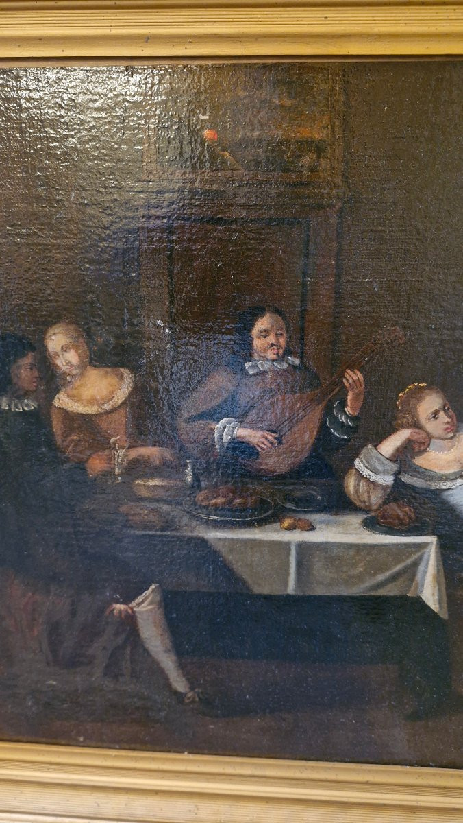 Flemish School, 18th Century, Oil Painting On Canvas-photo-4