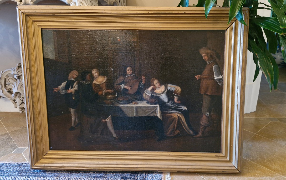 Flemish School, 18th Century, Oil Painting On Canvas