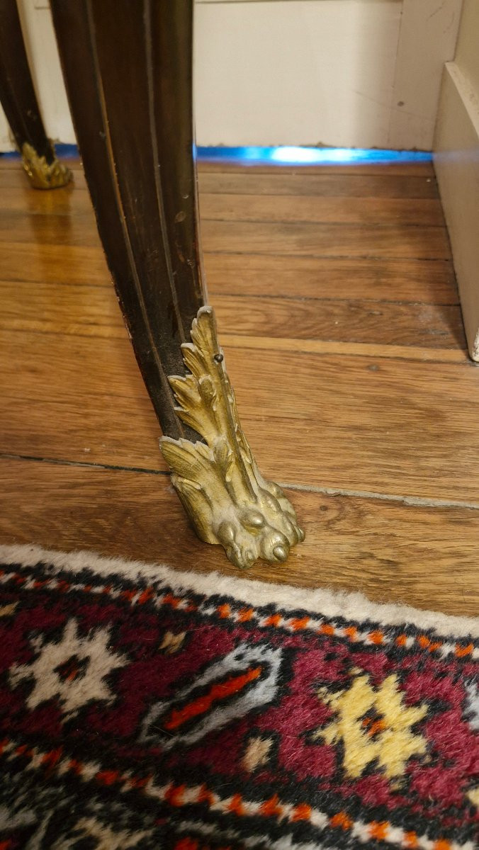 Napoleon III Marquetry Center Table-photo-3