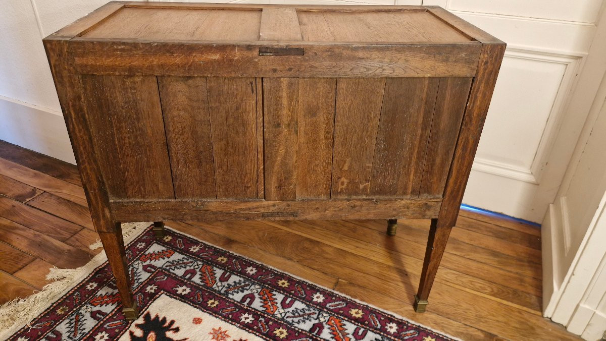 Commode Louis XVI estampillée Nicolas Petit-photo-6