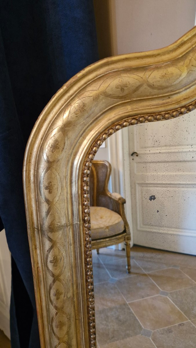 Glace doré Louis Philippe -photo-2