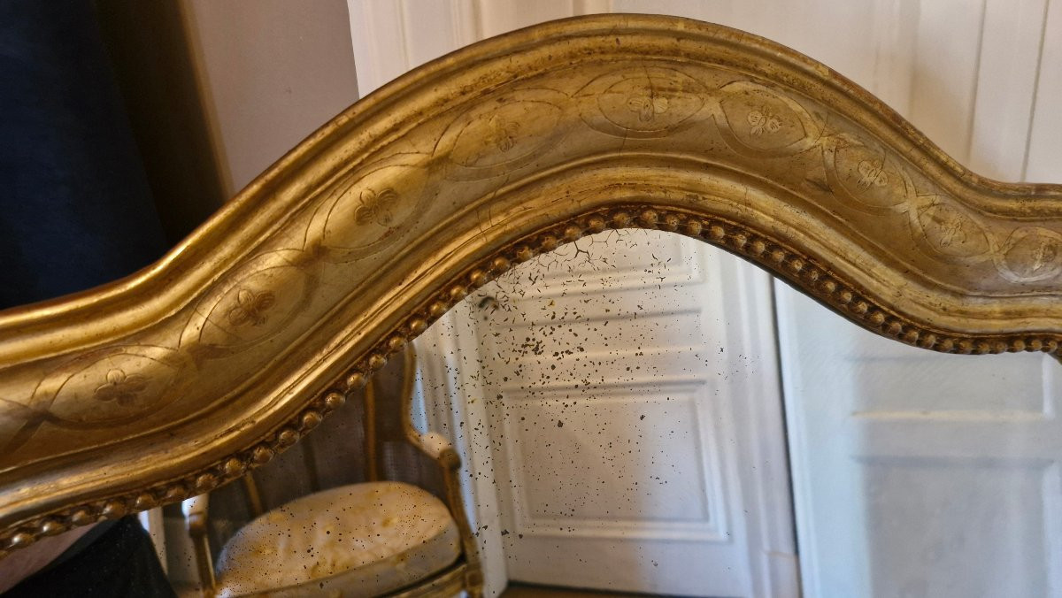 Glace doré Louis Philippe -photo-3