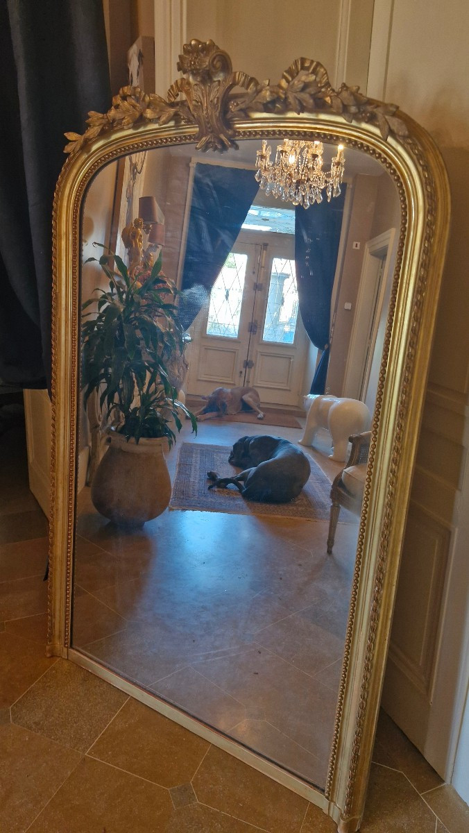 Miroir en bois Doré Napoléon III