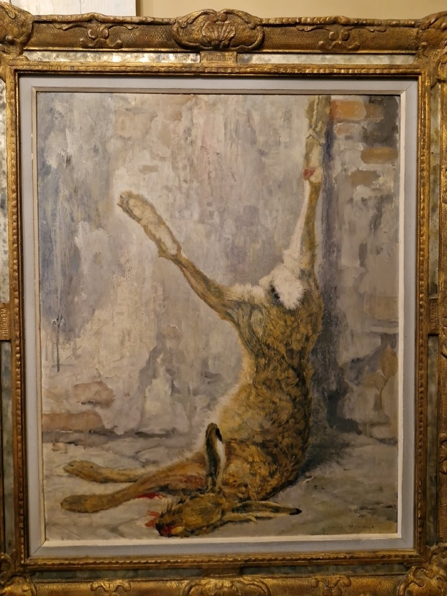 Edgard Maxence, nature morte encadrée chasse-photo-2