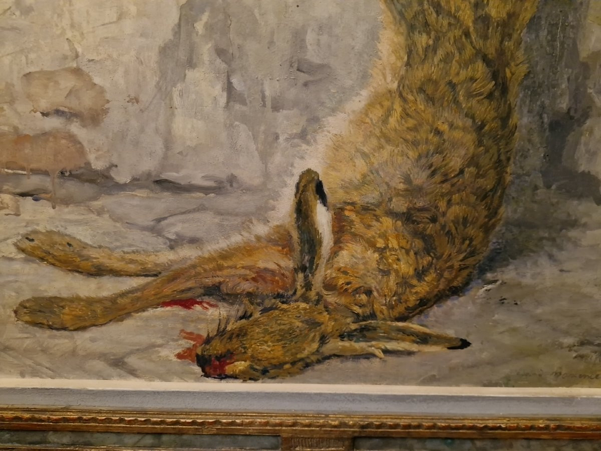 Edgard Maxence, nature morte encadrée chasse-photo-4