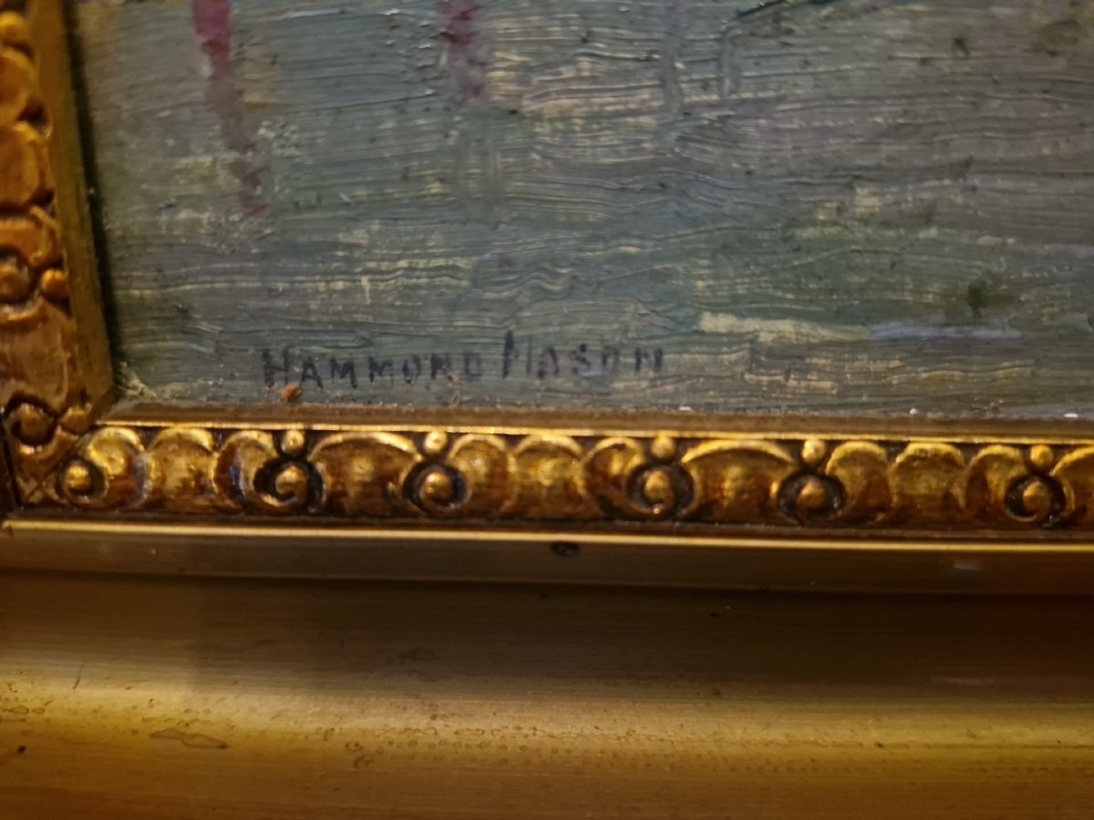 Hammond Mason, Painting Depicting Venice-photo-3