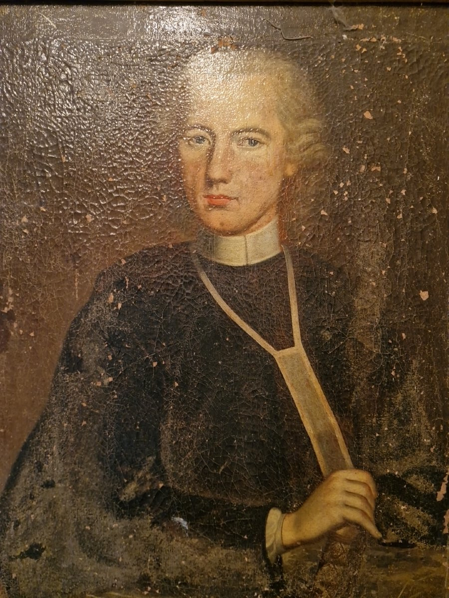 Portrait d'homme Époque XVIII Ème -photo-2