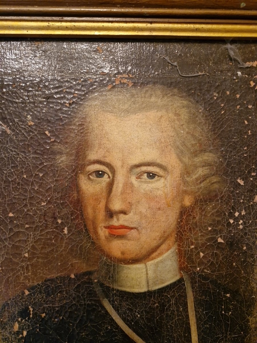 Portrait d'homme Époque XVIII Ème -photo-3