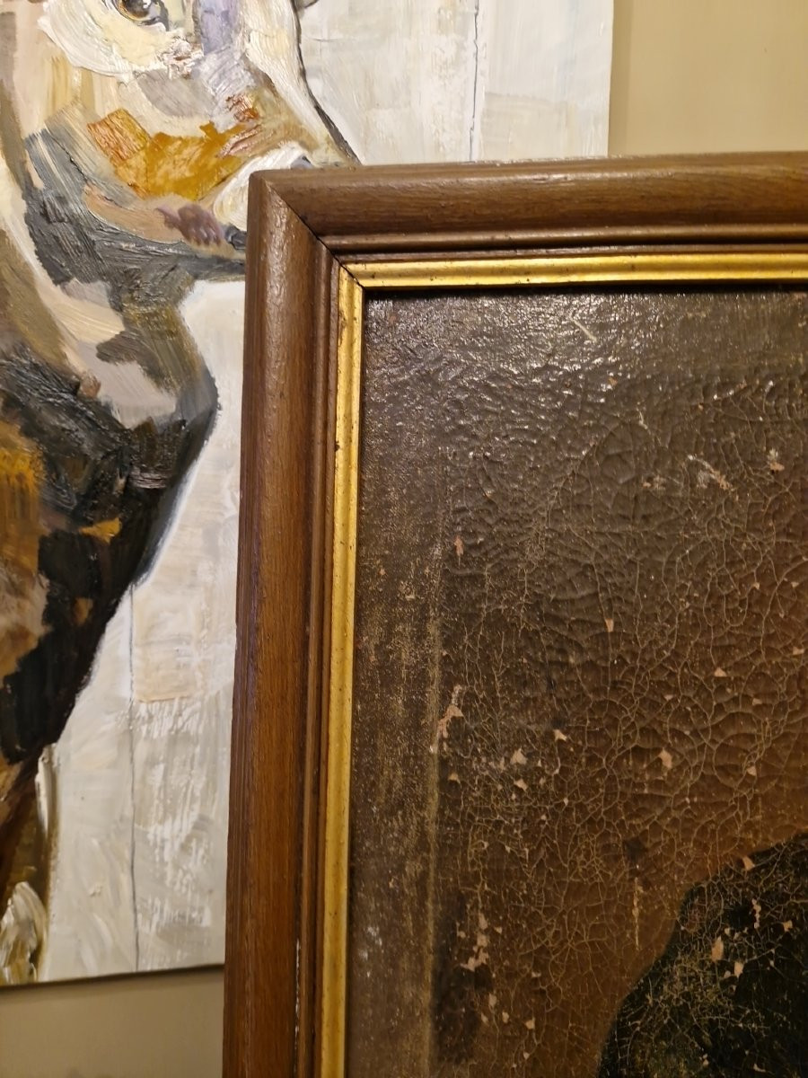 Portrait d'homme Époque XVIII Ème -photo-2