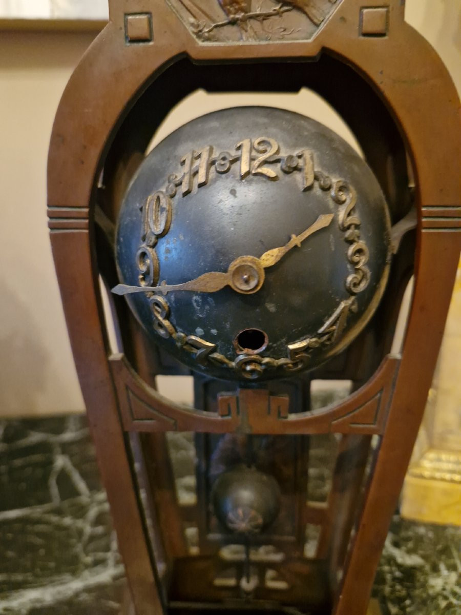Horloge Époque Art Nouveau -photo-3