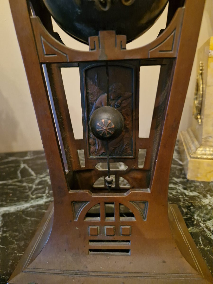 Horloge Époque Art Nouveau -photo-4