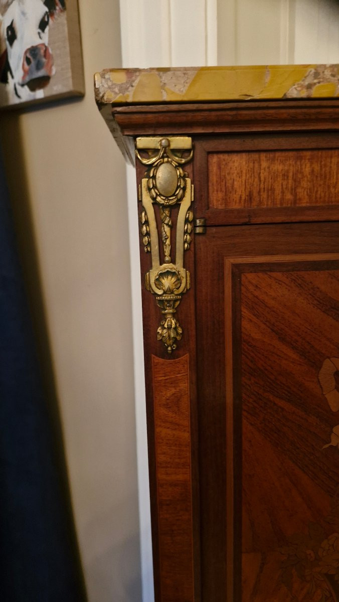 Louis XVI Style Marquetry Entryway Furniture-photo-2